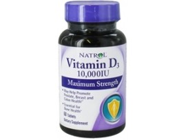 Natrol Vitamin D3 (10,000IU) Maximum Strength (60 табл)