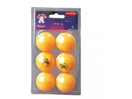 Мячи для настольного тенниса, 6 штук