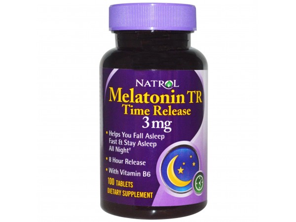 Natrol Melatonin Time Release 3 мг (100 табл)