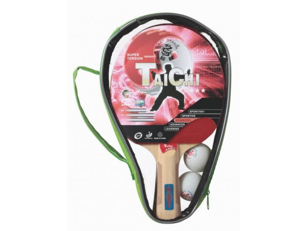 Набор для настольного тенниса TaiChi, 2 ракетки и 2 мяча