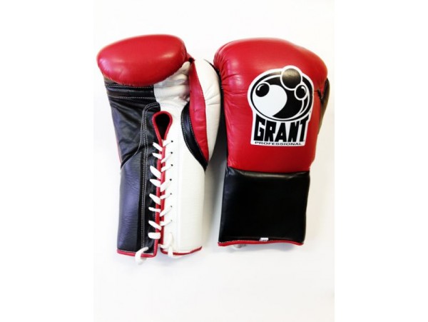 Перчатки боксерские соревновательные, шнурки XL